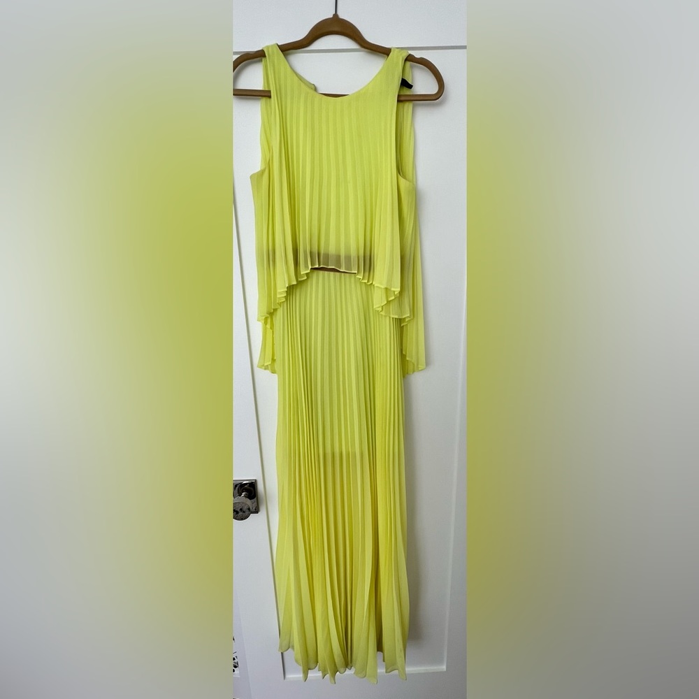 BCBG Long Yellow Dress